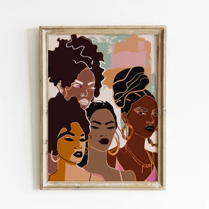 Feminist Wall Art Strong Women Print Feminist Poster Girl Power Print Empowerment Women Art Women Illustration Feminism Art Cultural Print