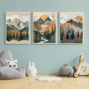 Boys Room Art Nordic Mountain Print Nursery Decor Nursery Wall Art Adventure Theme Nordic Style Boys Room Prints Scandinavian Prints For Boy