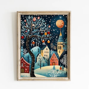 Skandinavische Weihnachtsmalerei