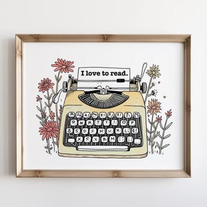 Arte mural para amantes de los libros, impresiones de lectura para habitación infantil, decoración de biblioteca, póster de lectura para niños, impresiones con cita "Solo una página más" imagen 4