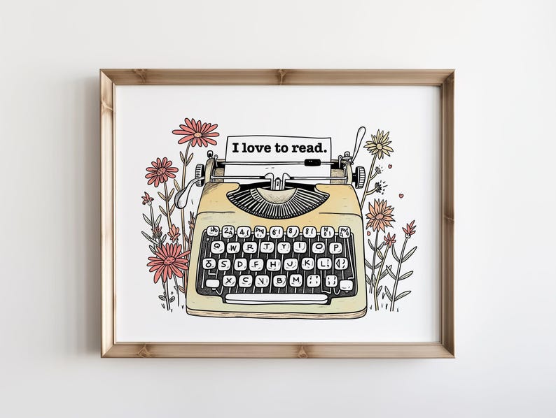 Arte mural para amantes de los libros, impresiones de lectura para habitación infantil, decoración de biblioteca, póster de lectura para niños, impresiones con cita "Solo una página más" imagen 4