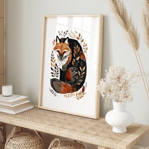 Woodland Animal Prints Set Of 3 Kids Forest Room Decor Boho Forest Animal Art Adventure Nursery Prints Woodland Animal Art Nordic Kids Art image 2