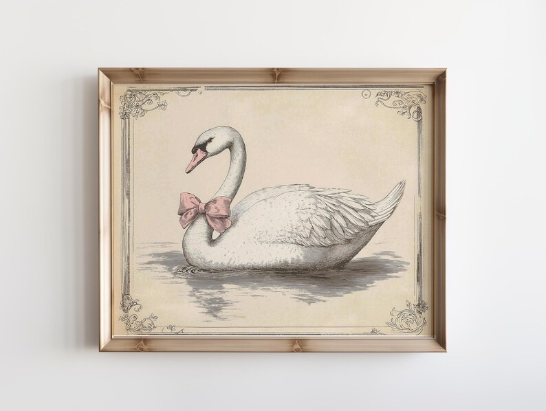 Láminas de guardería vintage Láminas de guardería con diseño de patos Arte de guardería de estilo rústico Decoración de pared con flores silvestres Láminas de guardería para niña Arte de pared vintage para habitación de bebé imagen 5