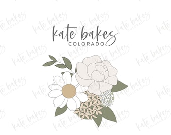 3 Flower Cluster Cookie Cutter