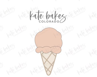 Ice Cream Cone Cookie Cutter