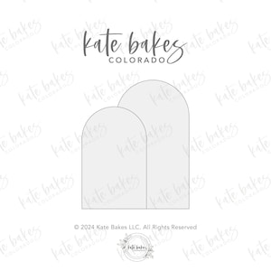 Double Arch Cookie Cutter