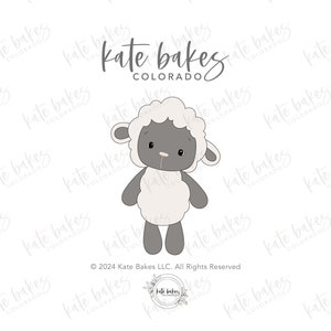 Boho Lamb Cookie Cutter