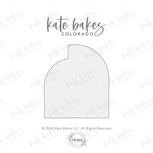 Overlapping Angled Arches Cookie Cutter