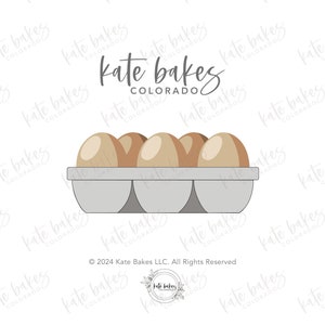 Egg Carton Cookie Cutter