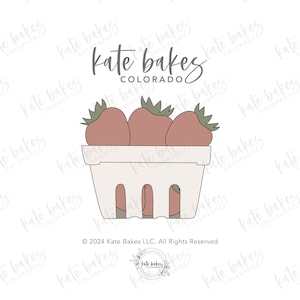 Strawberry Container Cookie Cutter