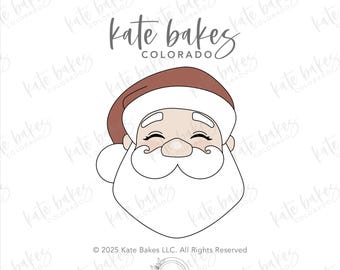 Santa No.3 Cookie Cutter