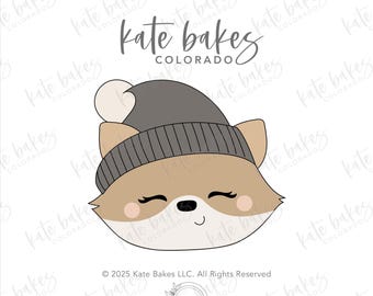 Fox with Stocking Cookie Cutter