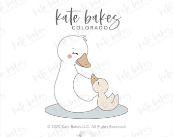 Mama & Baby Silly Goose Cookie Cutter