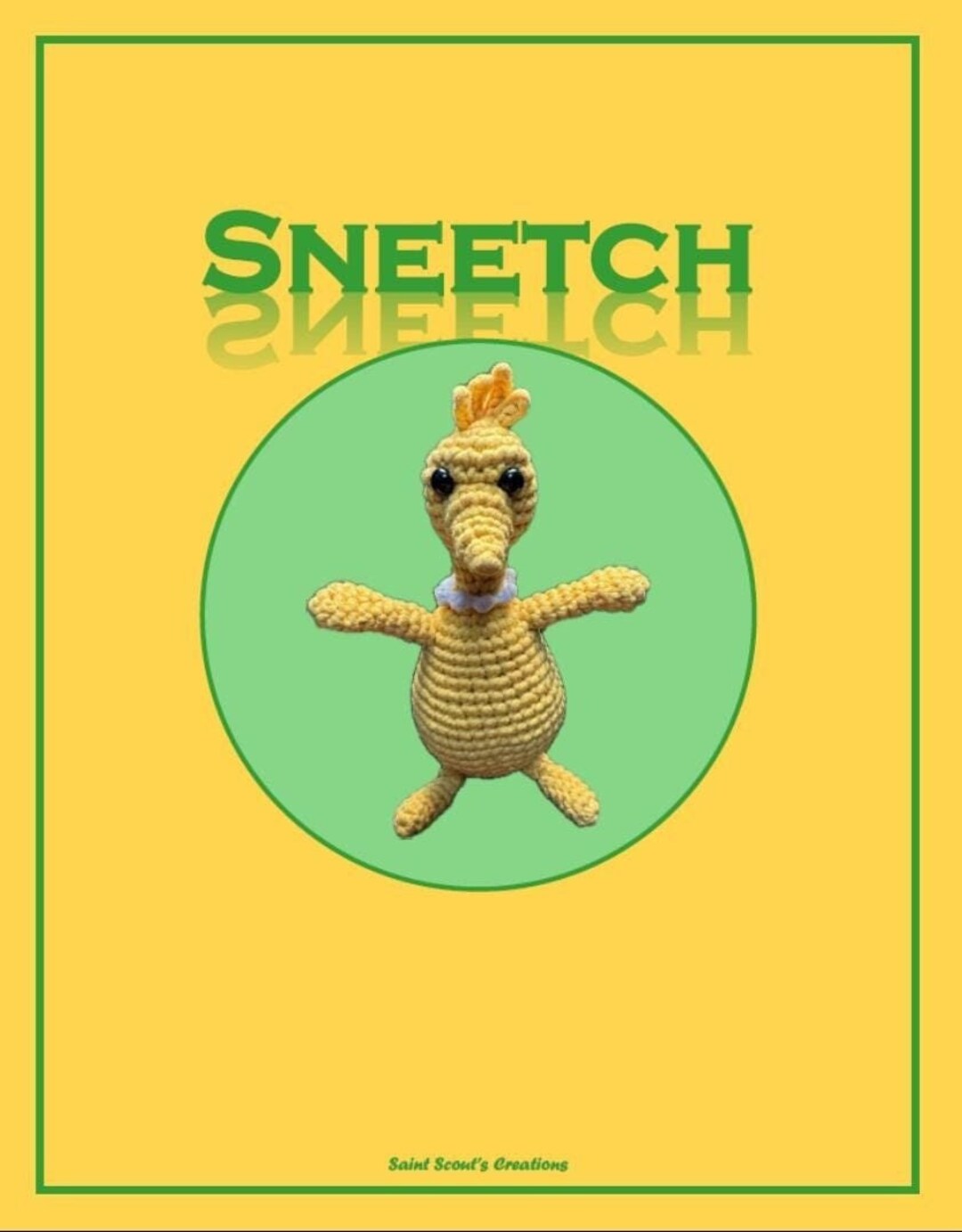 Sneetch Crochet Pattern | PDF Download | Dr. Seuss - Etsy