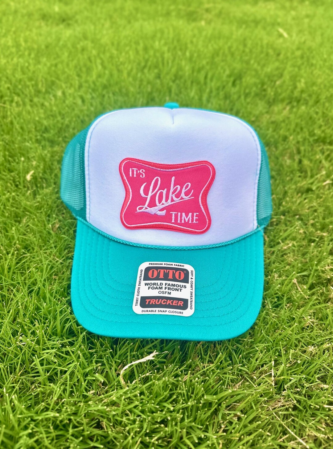 The Green On Lake Time Trucker Hat main image 1