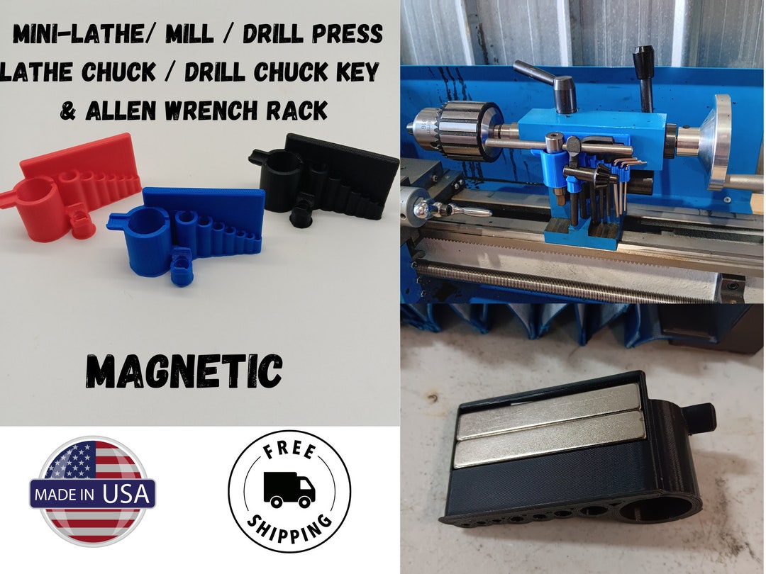 Omex 1/2" Lathe Chuck Key Heavy Duty - Lathe Wrench I Made In