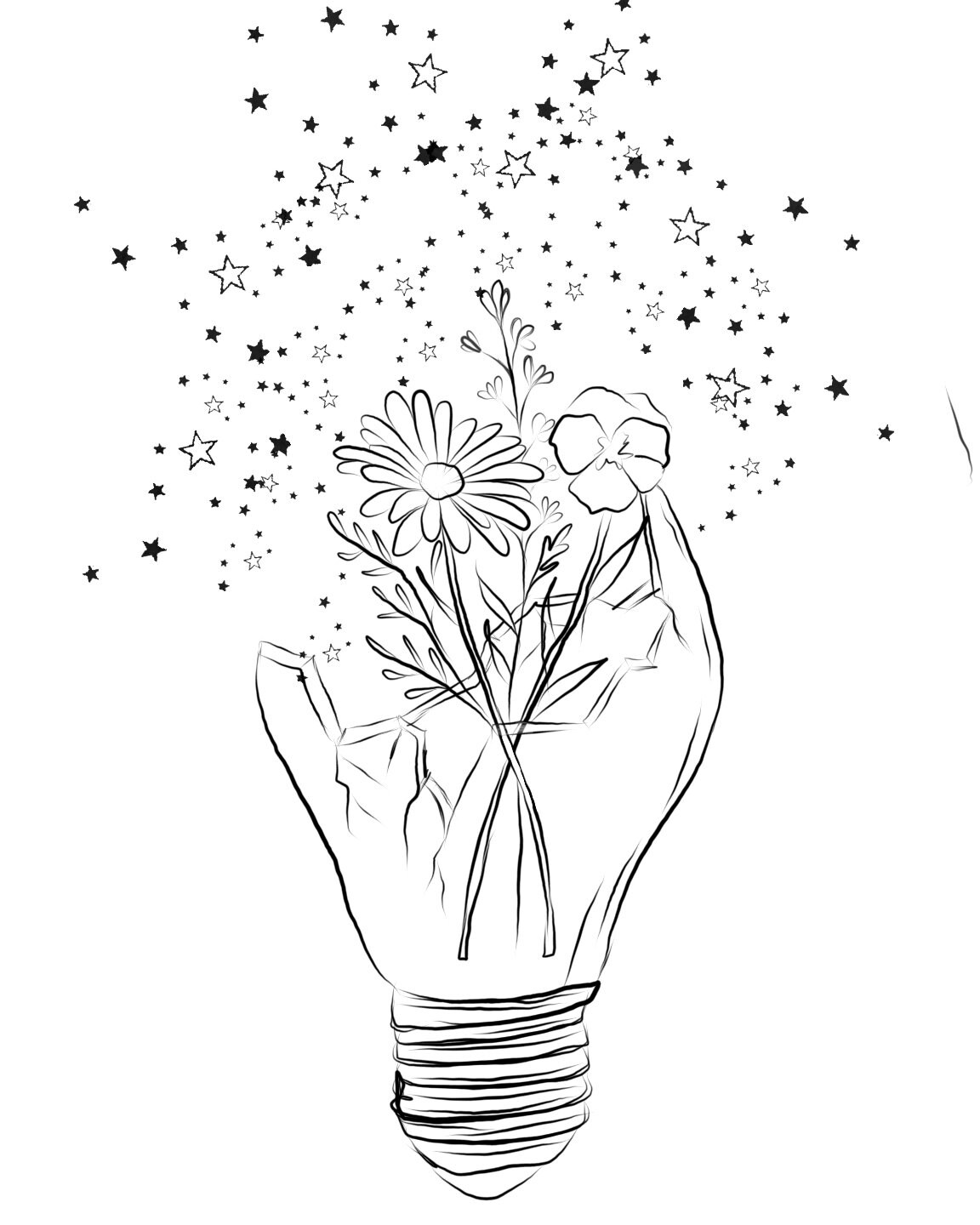 Enchanted Garden Coloring Pages Etsy