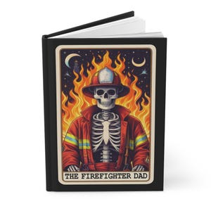 Firefighter Dad Hardcover Journal, Perfect Gift for Firefighters,  Unique Notebook for Firefighter