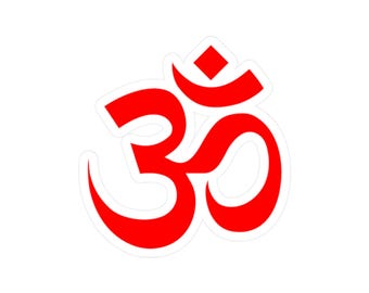 Om Symbol in Vinyl Decal