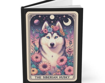 Siberian Husky Hardcover Journal, Ideal for Dog Lovers, Husky Lovers, Lined Pages