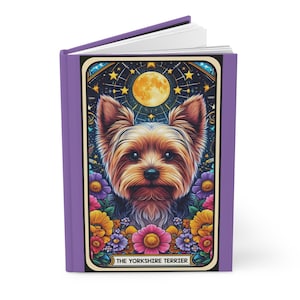 Yorkshire Terrier Hardcover Journal, Notebook Diary for Yorkie Lovers
