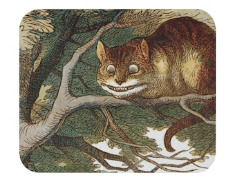 Mouse Pad (rectangle) of Alice in Wonderland's Cheshire Cat - Etsy