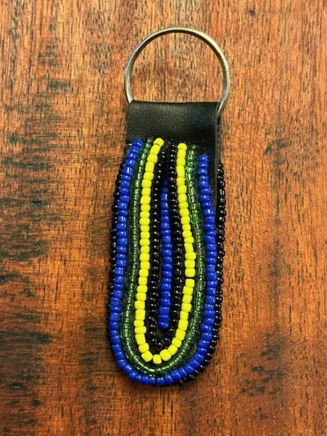 Hand-beaded African Maasai Tribal Key Ring/key Chain/zipper Pull/purse ...