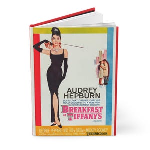 Hardcover-Journal Notizbuch Tagebuch Audrey Hepburns „Breakfast at Tiffany“