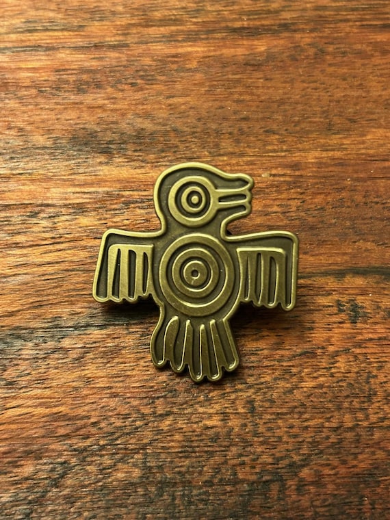 Unisex Tribal Thunderbird Pin Brooch Zinc Alloy 31535