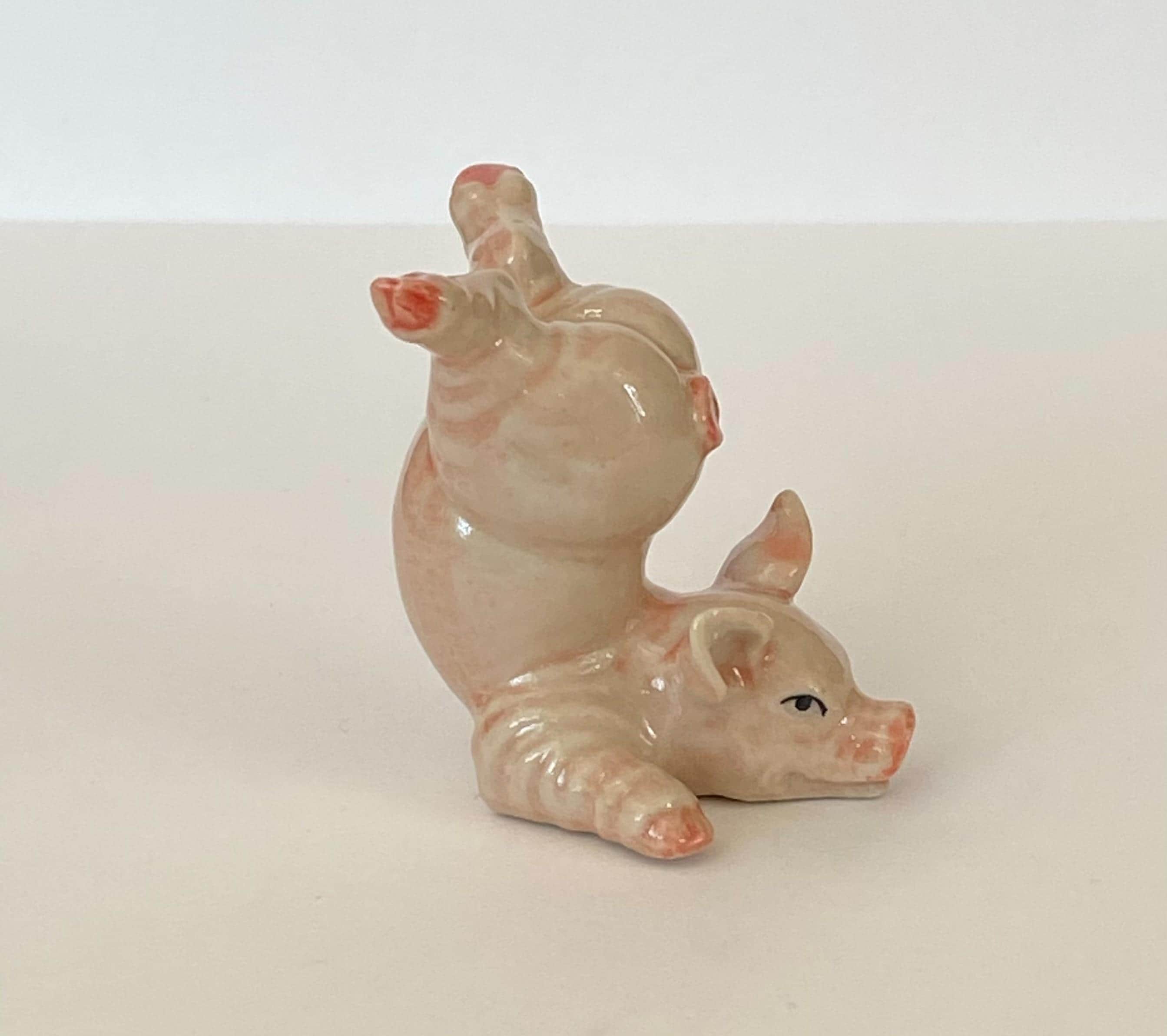 Pig/出品 Vintage Clay 1990s Industries, Art Cast Crafted, Hand Figure, Pig その他