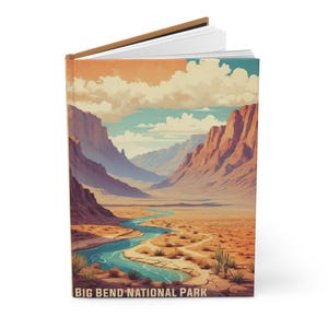 Big Bend National Park Hardcover Journal, Perfect for Travel & Adventure Lovers, Notebook, Diary