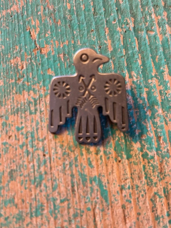 Unisex Zinc Alloy Southwest Thunderbird Pin For Collar, Lapel, Hat Band 31439