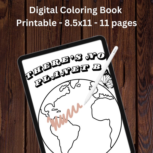 Digital Coloring Book - Eco Friendly