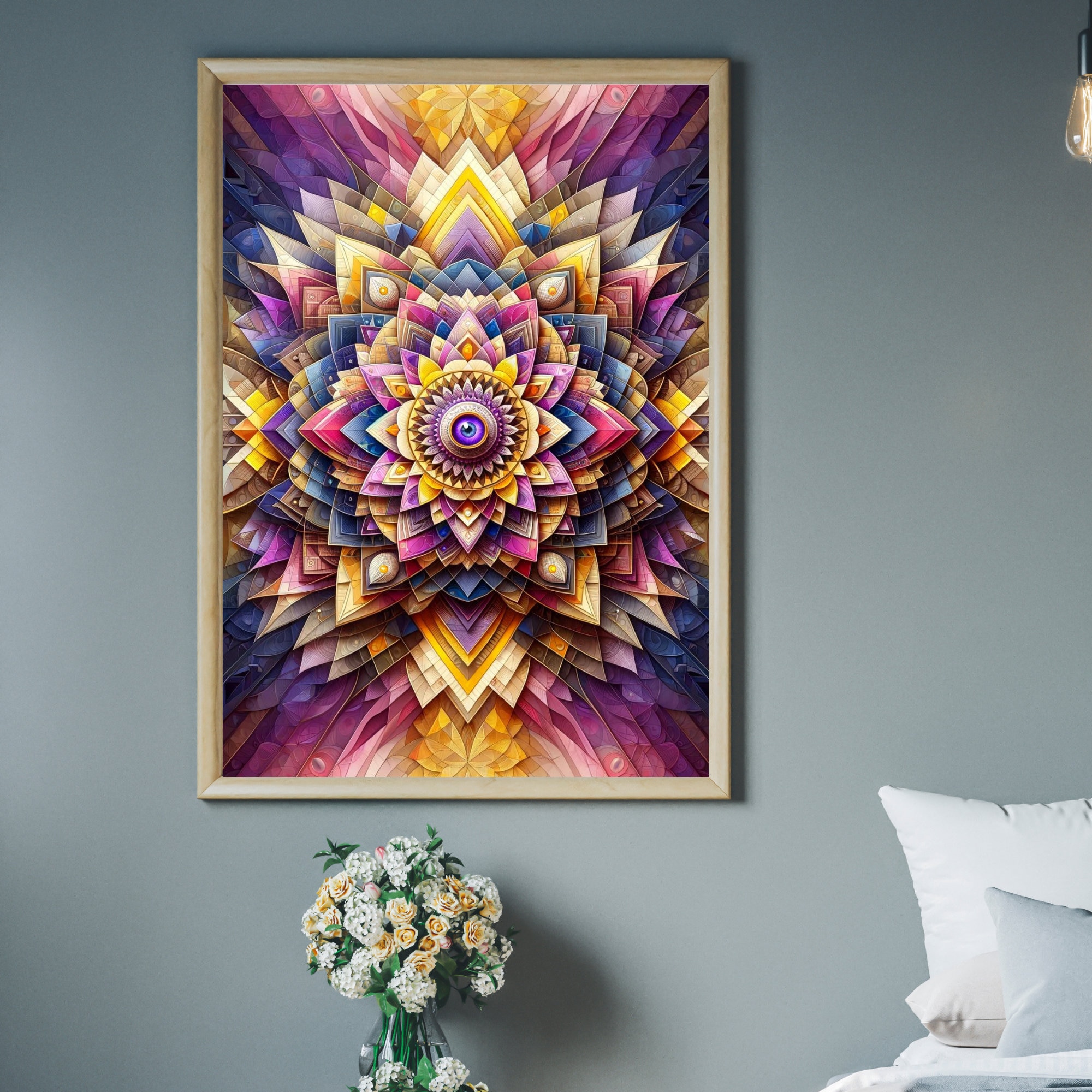 Sacred Geometry Mandala Spiritual Energy Art for Meditation and Healing ...
