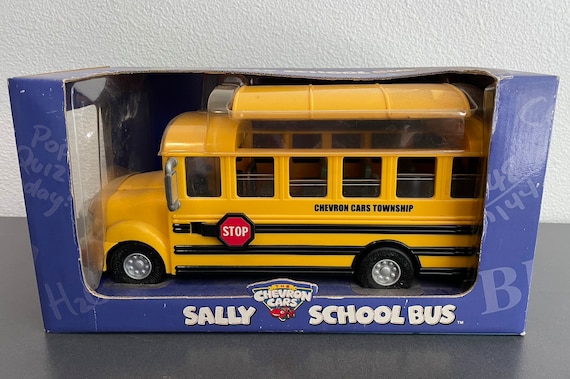 2001 the Chevron Cars | Sally School Bus | Techron | Collectible