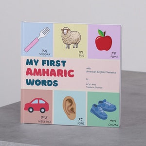 Learn Amharic Words of the Ethiopian Language | &quot;My First Amharic Words&quot; Book