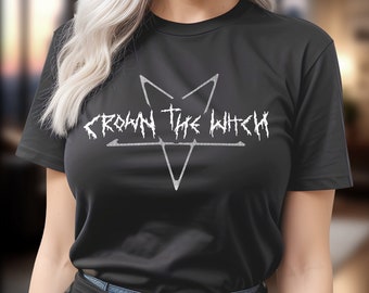 Crown The Witch T-Shirt, Ireland 2024 Tee, Gothic Gift Shirt, Bambi Thug ESC, Present For Her, Ouija Tshirt, Cotton Witch Tee