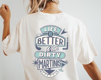 Dirty Martini Social, Extra Dirty Martini, Dirty Martini Top, Dirty Martini Shirt, Dirty Martini Gift, Dirty Martini Social Club, Bach Merch