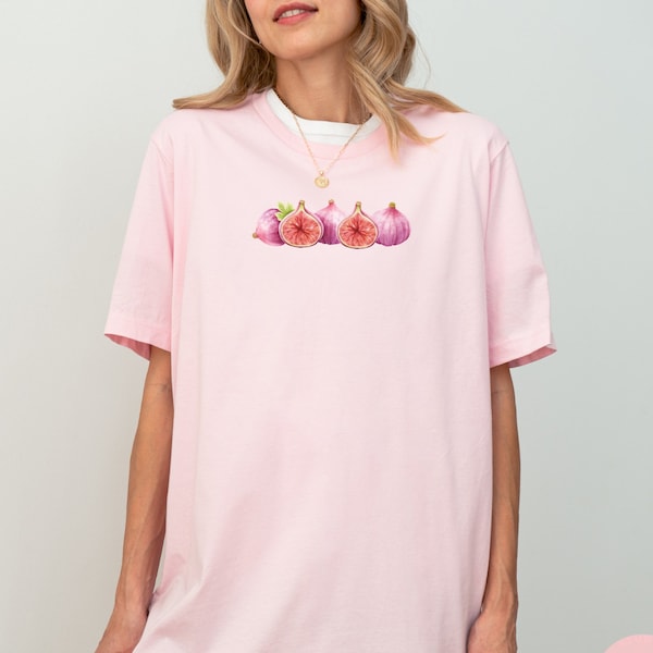 Fig Shirt, Fig Tshirt, Cottagecore Apparel, Figs T Shirt, Farmer Apparel, Organic Fruit Shirt, Gardener Gift, Botanical Shirt, Foodie Shirt