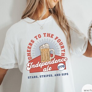 America Beer Shirt, Fourth of July Shirt, Beer Dad Shirt, 4th of July Beer Shirt, Retro 4th of July Shirt, Gift for Dad, Patriotic Shirt
