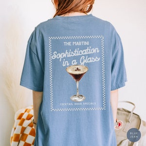 Espresso Martini Shirt, Trendy Espresso Cocktail, Martini Social Club, Expresso Martini Shirt, Retro Cocktail Tshirt, Cute Cocktail T-Shirt