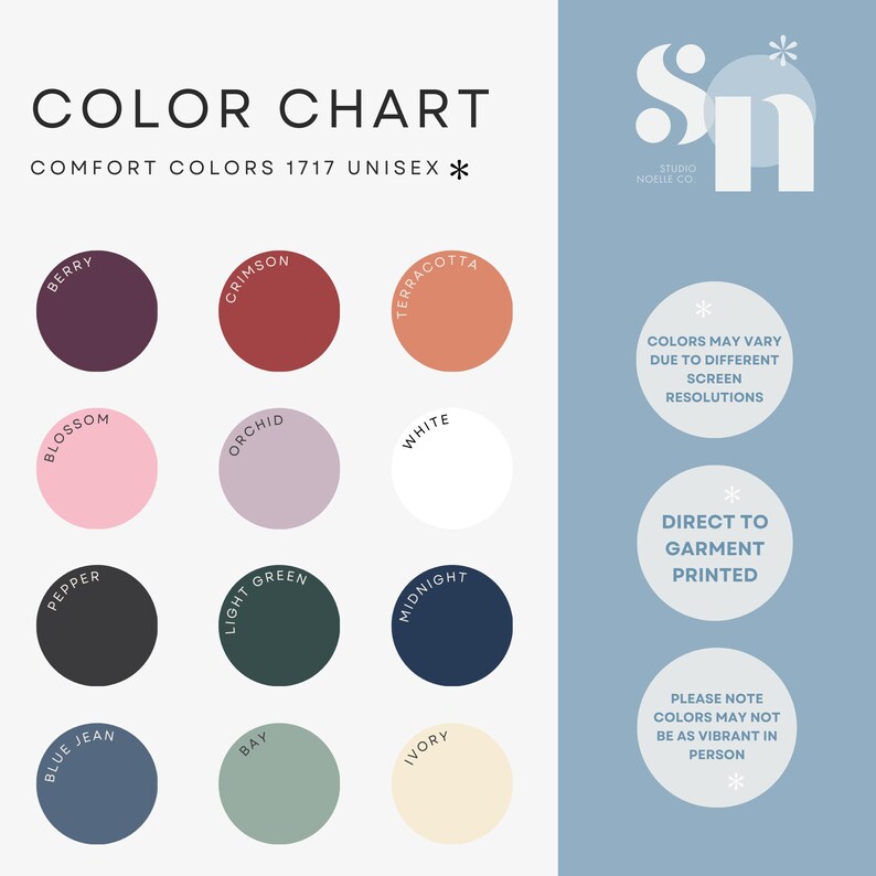 a color chart with different shades of paint