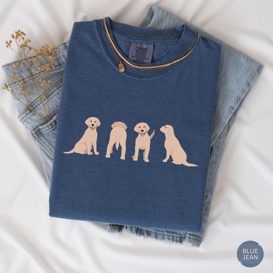 Yellow Lab Dog Shirt, Labrador Retriever Mom Gifts, Comfort Colors Tee ...