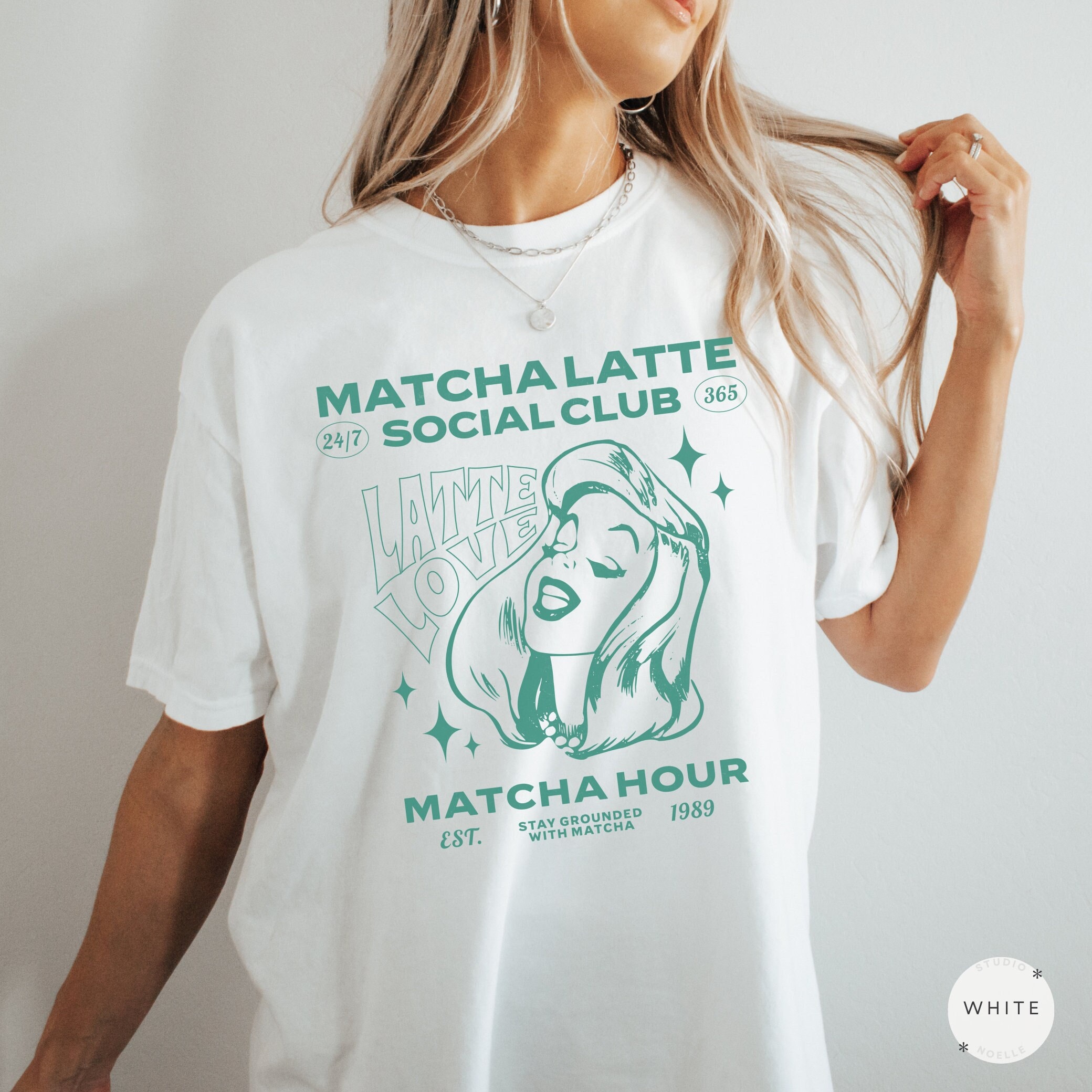 Matcha Latte Social Club Shirt, Matcha Green Tea Lover T-shirt