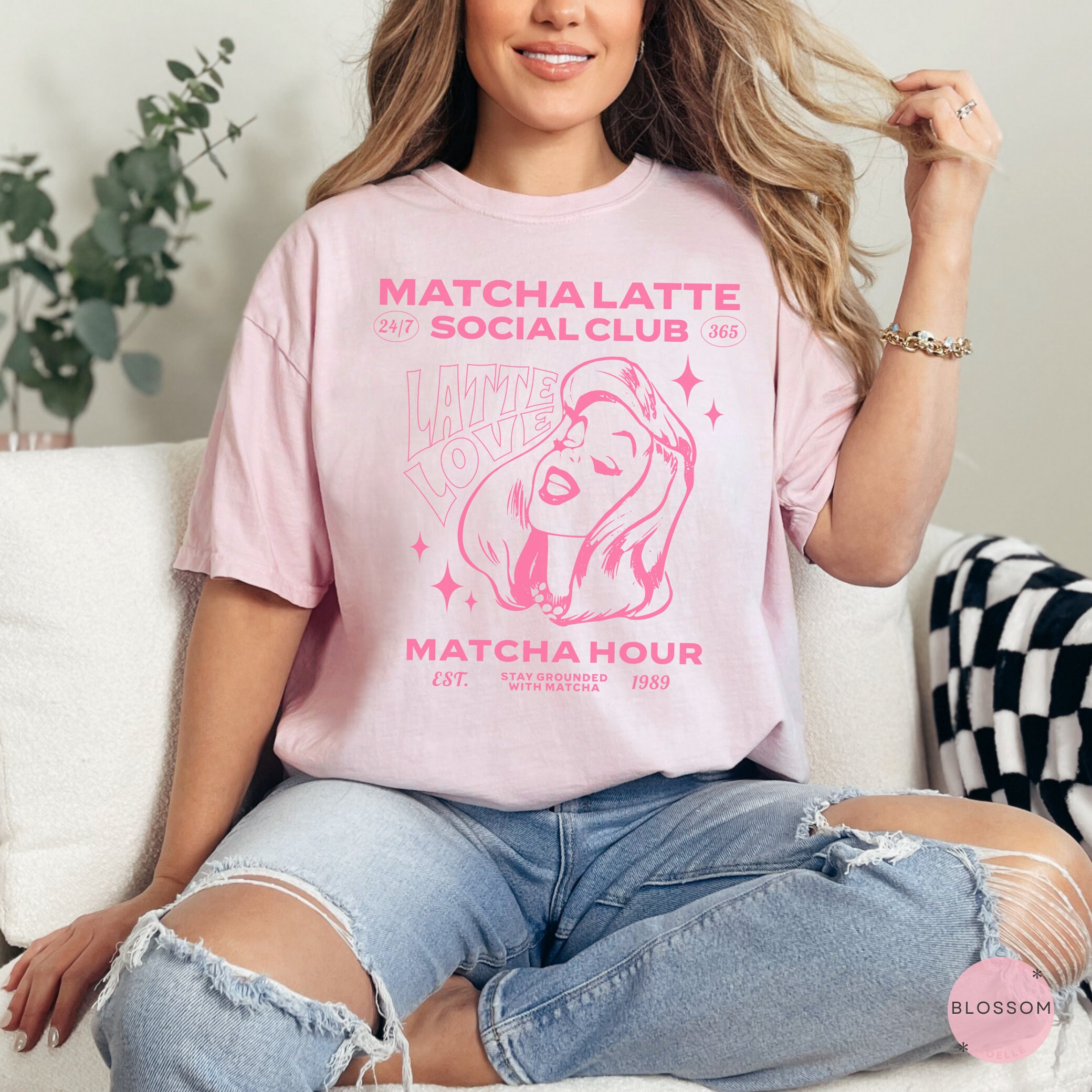 Matcha Latte Social Club Shirt, Matcha Green Tea Lover T-shirt