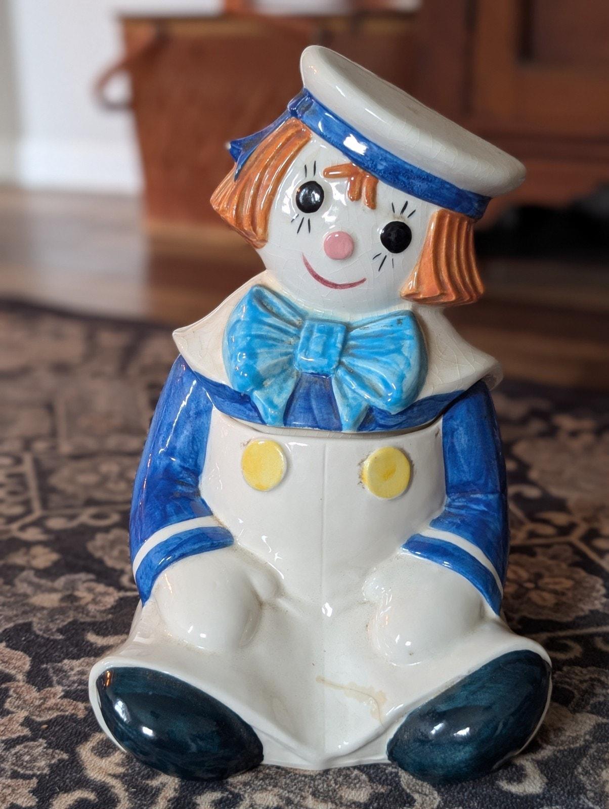 Raggedy Andy Cookie Jar - Etsy