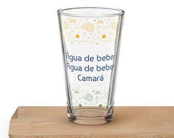 Água de Beber Camará | Brazilian culture pint glass