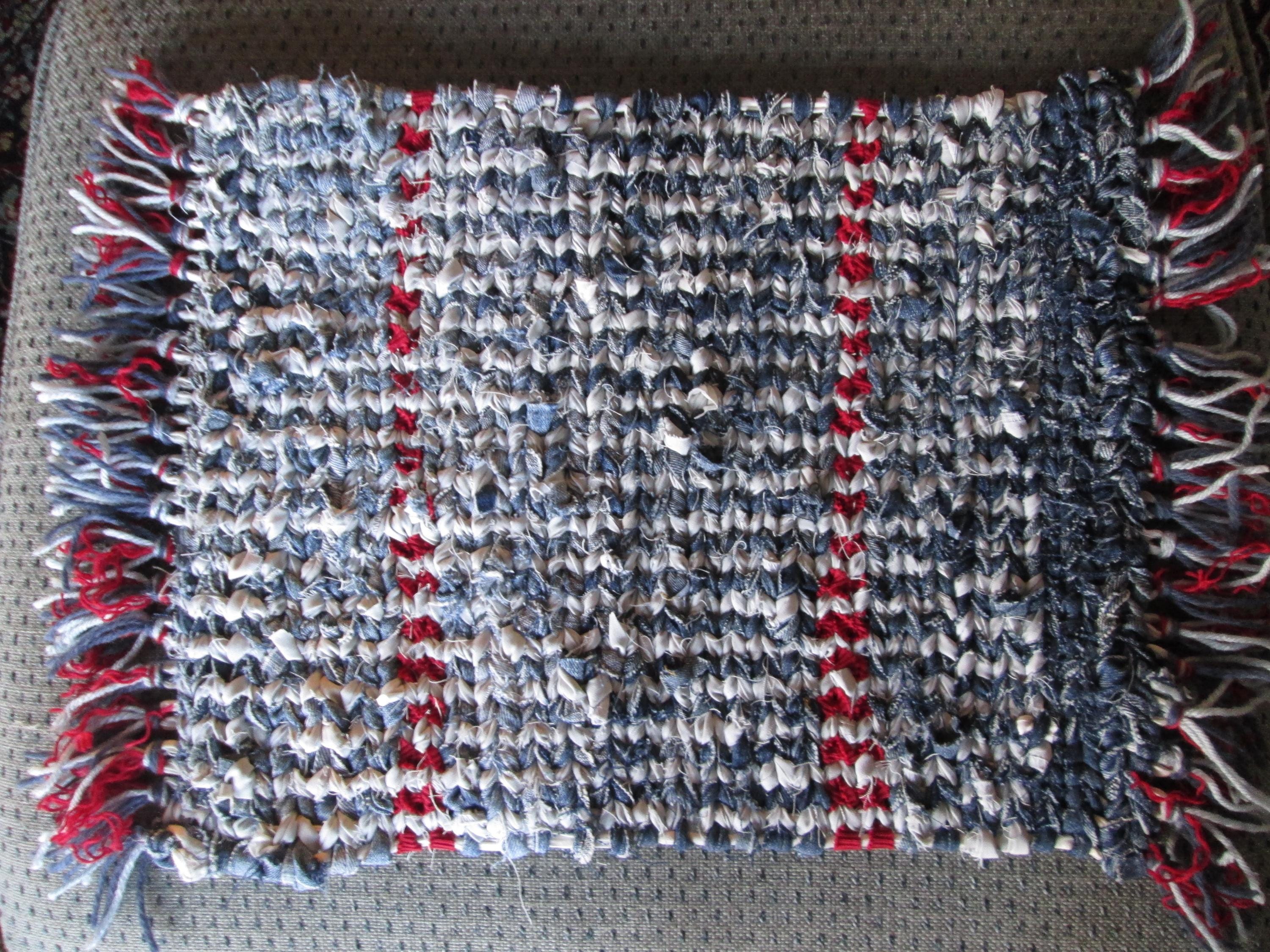 Loom Rag Handmade Adjustable Twining Loom Rag Rug Placemats Trivet Eco Friendly ...