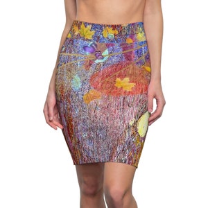 Flowered Women&#39;s Pencil Skirt (AOP)