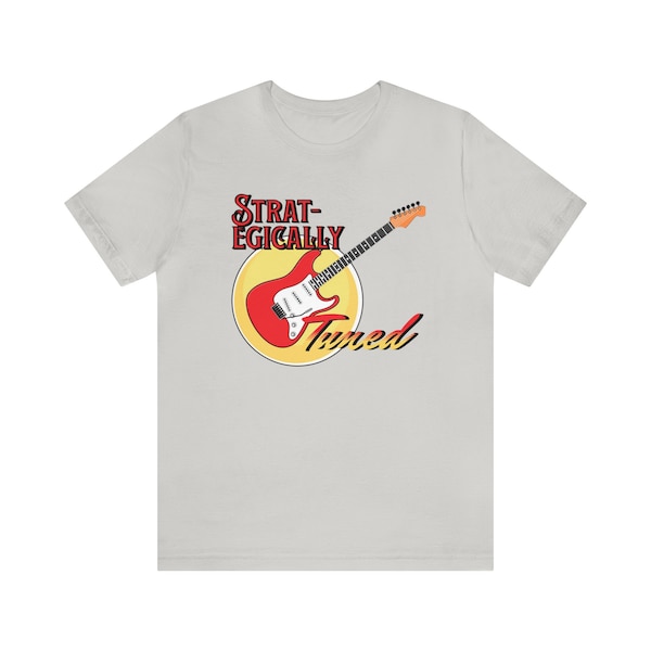 Stratocaster t-shirt - classic electric guitar Fender Stratocaster - old school rock guitarist telecaster tee shirt